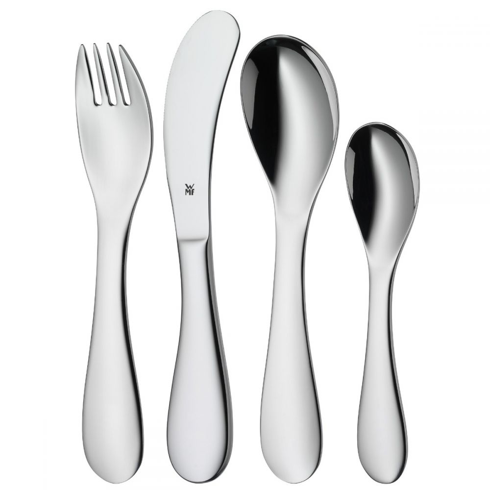 WMF Kinderbesteck Einhorn 4-teilig - Personalisiertes Besteck Set Aus Edelstahl